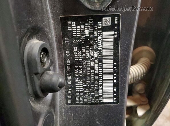 JHMFC1F97JX024719 2018 HONDA CIVIC Gray Вид підкапотного простору
