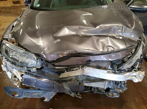 JHMFC1F97JX024719 2018 HONDA CIVIC Gray Вид задньої частини салону
