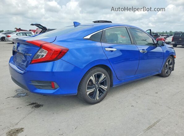JHMFC1F98JX026141 2018 HONDA CIVIC Blue Հետևի աջ
