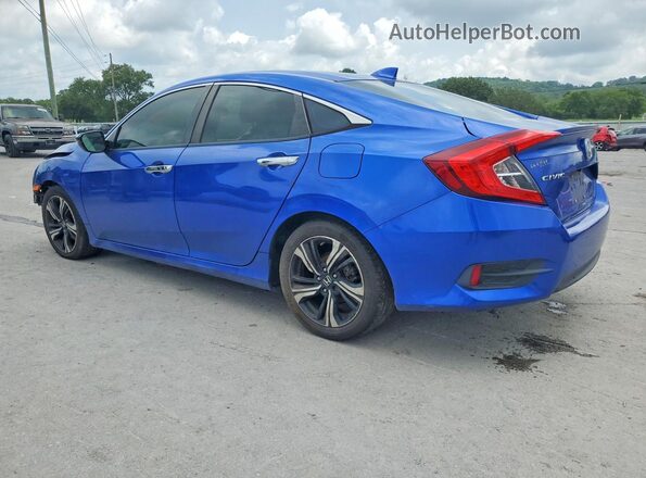 JHMFC1F98JX026141 2018 HONDA CIVIC Blue Հետևի ձախ