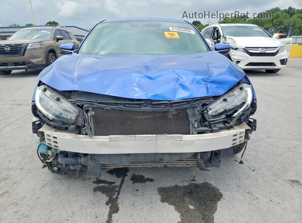 JHMFC1F98JX026141 2018 HONDA CIVIC Blue Դիմացի տեսք