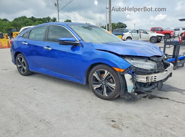 JHMFC1F98JX026141 2018 HONDA CIVIC Blue Առջևի աջ