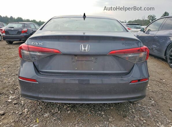 JHMFE1F70NX000180 2022 HONDA CIVIC Gray უკანა ხედი