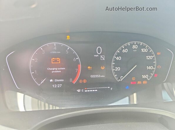 JHMFE1F71NX009373 2022 HONDA CIVIC Gray Սարքավորումների վահանակի տեսք