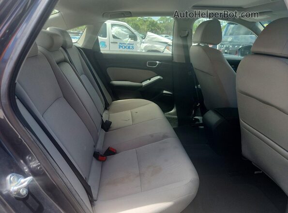 JHMFE1F71NX009373 2022 HONDA CIVIC Gray Հետևի նստատեղերի տեսք