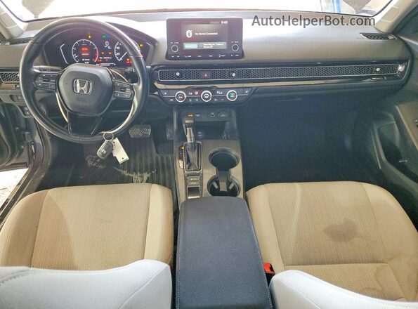 JHMFE1F72NX005218 2022 HONDA CIVIC Gray Widok deski rozdzielczej