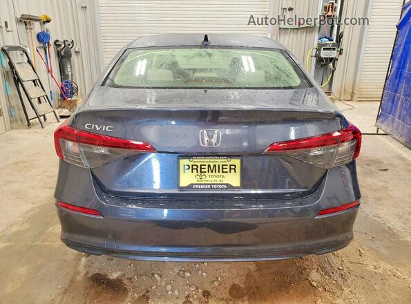 JHMFE1F72NX009267 2022 HONDA CIVIC Gray Widok z tyłu
