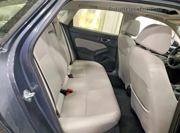 JHMFE1F72NX009267 2022 HONDA CIVIC Gray Widok tylnych siedzeń