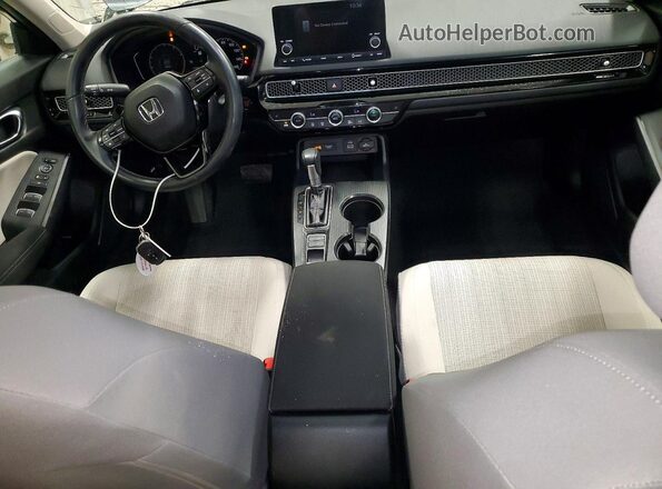 JHMFE1F72NX009267 2022 HONDA CIVIC Gray Widok deski rozdzielczej