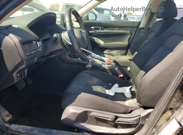 JHMFE1F74NX003969 2022 HONDA CIVIC Черный Вид салона спереди