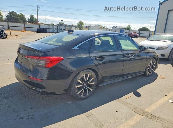 JHMFE1F74NX003969 2022 HONDA CIVIC Черный Задняя правая четверть