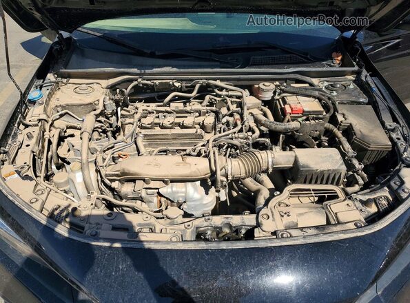 JHMFE1F74NX003969 2022 HONDA CIVIC Черный Вид задней части салона