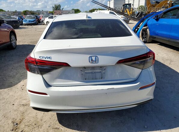 JHMFE1F75NX004838 2022 HONDA CIVIC Белый Вид сзади