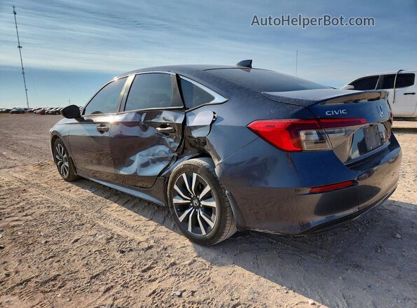 JHMFE1F76NX009286 2022 HONDA CIVIC Gray უკანა მარცხენა