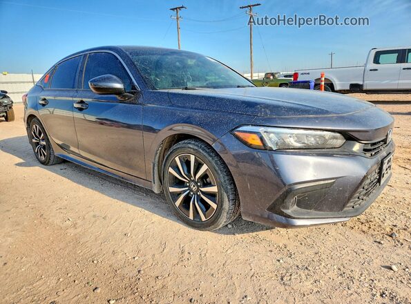 JHMFE1F76NX009286 2022 HONDA CIVIC Gray წინა მარჯვენა