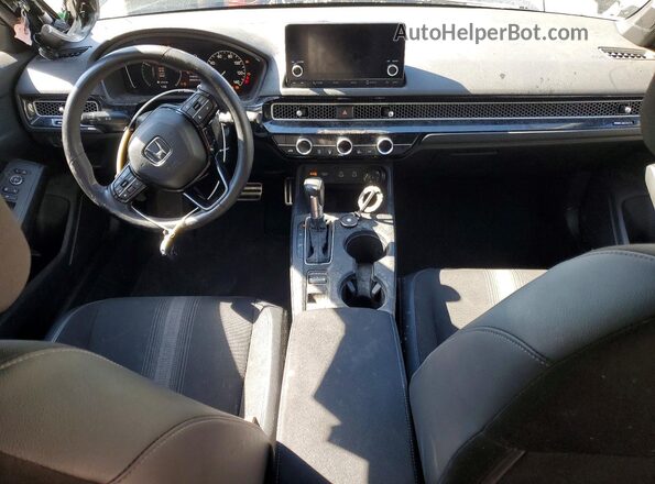 JHMFL4H87SX005496 2025 HONDA CIVIC Black წინა პანელის ხედი