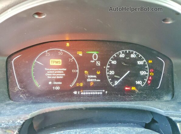 JHMFL4H87SX005496 2025 HONDA CIVIC Black ხელსაწყოთა პანელის ხედი