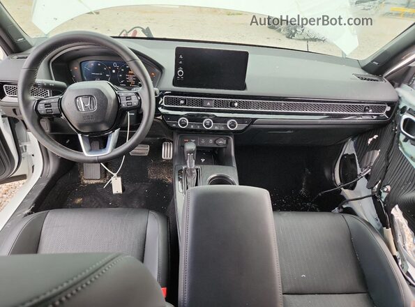 JHMFL4H95SX003710 2025 HONDA CIVIC White Вид панелі приладів