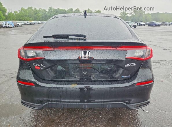 JHMFL4H98SX001689 2025 HONDA CIVIC Black Vista trasera