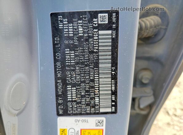 JHMFL5G45RX000117 2024 HONDA CIVIC Gray 