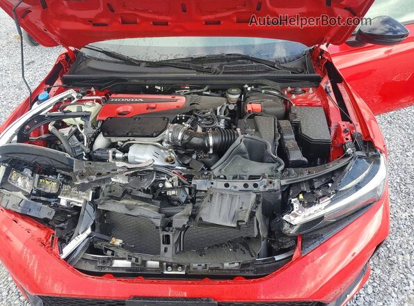 JHMFL5G45SX008014 2025 HONDA CIVIC Красный Вид задней части салона