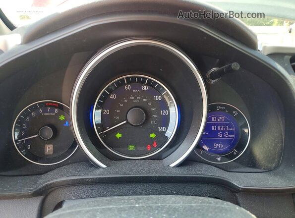 JHMGK5H50GS009591 2016 HONDA FIT Red Սարքավորումների վահանակի տեսք