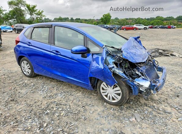 JHMGK5H56GS013855 2016 HONDA FIT Blue Передня права чверть