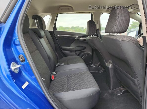 JHMGK5H56GS013855 2016 HONDA FIT Blue Вид задніх сидінь