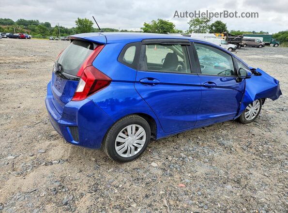 JHMGK5H56GS013855 2016 HONDA FIT Blue Задня права чверть