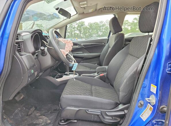JHMGK5H56GS013855 2016 HONDA FIT Blue Вид салону спереду