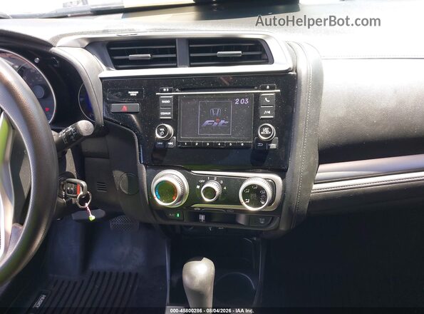 JHMGK5H56HS008396 2017 HONDA FIT Серебряный Вид панели приборов