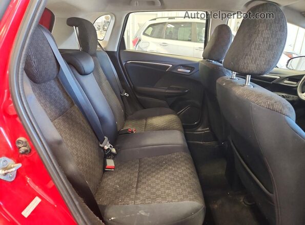 JHMGK5H57GS004890 2016 HONDA FIT Red Widok tylnych siedzeń