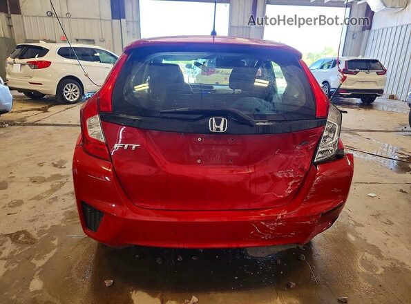JHMGK5H57GS004890 2016 HONDA FIT Red Widok z tyłu