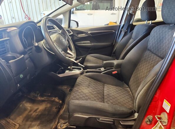 JHMGK5H57GS004890 2016 HONDA FIT Red Widok wnętrza z przodu