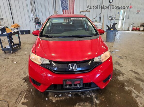 JHMGK5H57GS004890 2016 HONDA FIT Red Widok z przodu