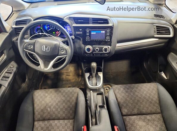 JHMGK5H57GS004890 2016 HONDA FIT Red Widok deski rozdzielczej