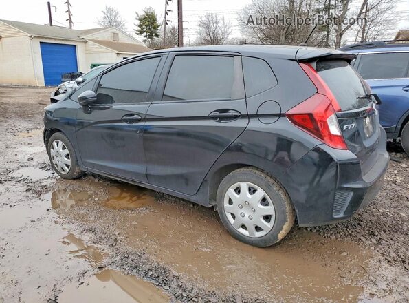 JHMGK5H58HS015026 2017 HONDA FIT Black უკანა მარცხენა