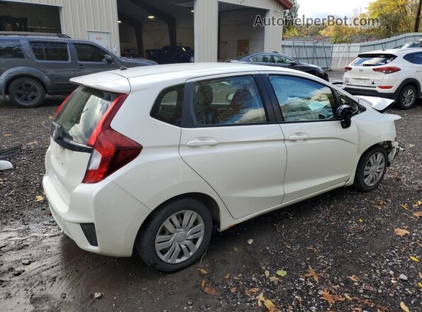 JHMGK5H59GS015325 2016 HONDA FIT White Задня права чверть