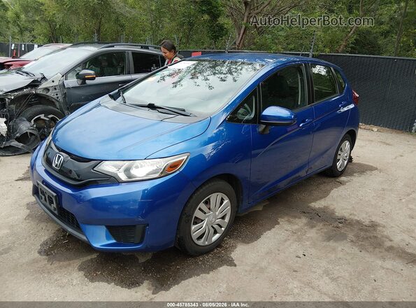 JHMGK5H59HS013141 2017 HONDA FIT Синий Передняя левая четверть