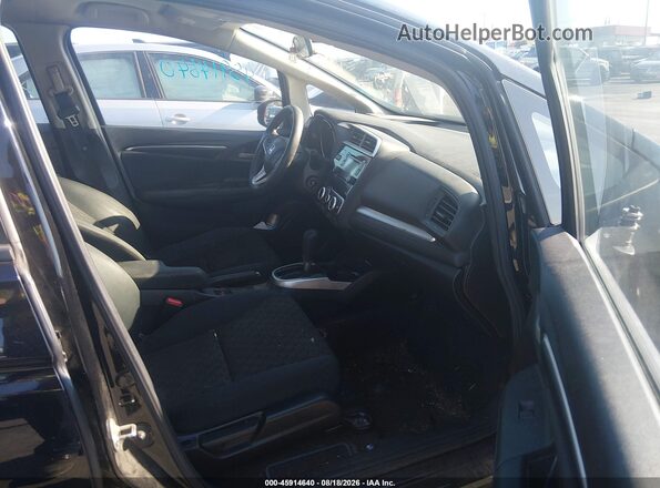 JHMGK5H59HS020302 2017 HONDA FIT Black წინა სალონის ხედი