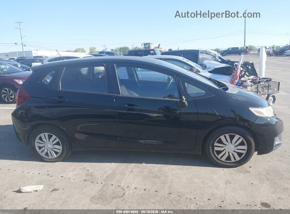 JHMGK5H59HS020302 2017 HONDA FIT Black უკანა სალონის ხედი