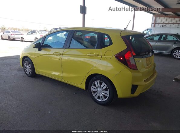 JHMGK5H5XGS009243 2016 HONDA FIT Yellow Հետևի ձախ
