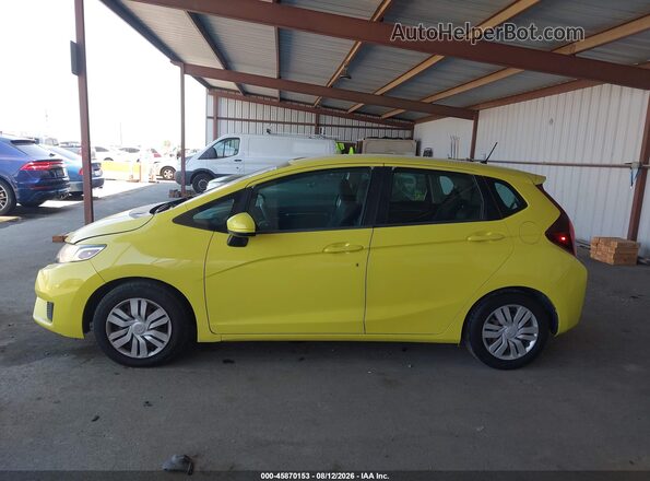 JHMGK5H5XGS009243 2016 HONDA FIT Yellow Սալոնի 360 աստիճան տեսք