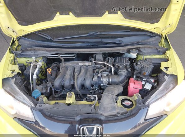 JHMGK5H5XGS009243 2016 HONDA FIT Yellow Հետևի տեսք
