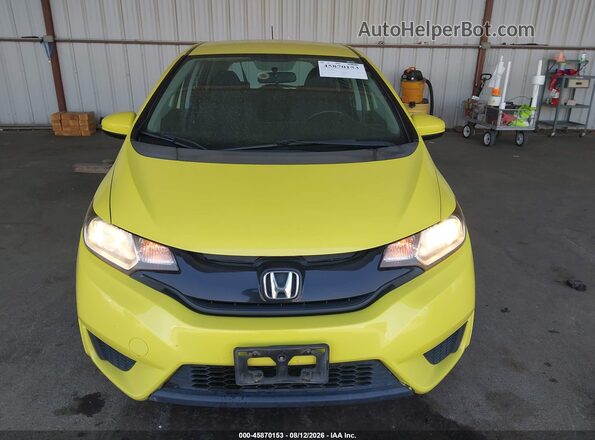 JHMGK5H5XGS009243 2016 HONDA FIT Yellow Սարքավորումների վահանակի տեսք