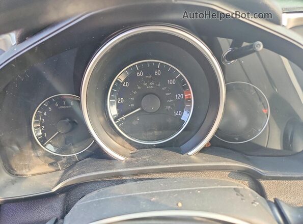 JHMGK5H5XGX032606 2016 HONDA FIT White Widok zestawu wskaźników