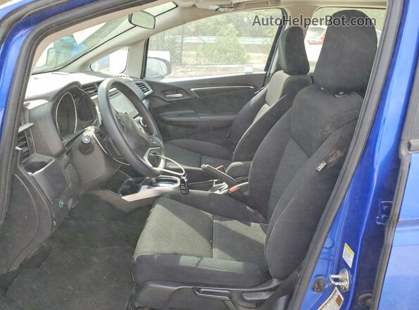 JHMGK5H74GX033574 2016 HONDA FIT Blue Widok wnętrza z przodu