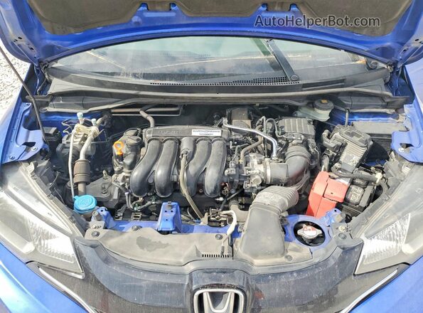 JHMGK5H74GX033574 2016 HONDA FIT Blue Widok wnętrza z tyłu