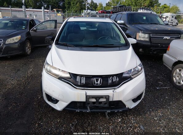 JHMGK5H78GS002227 2016 HONDA FIT White Instrument cluster view