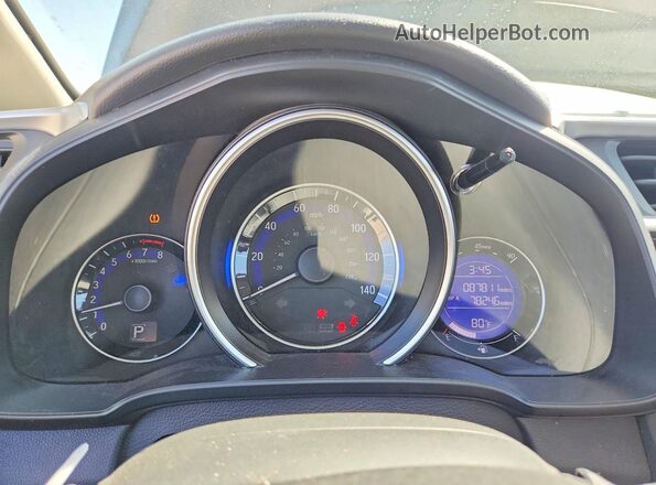 JHMGK5H79GS005850 2016 HONDA FIT Фиолетовый Вид щитка приборов